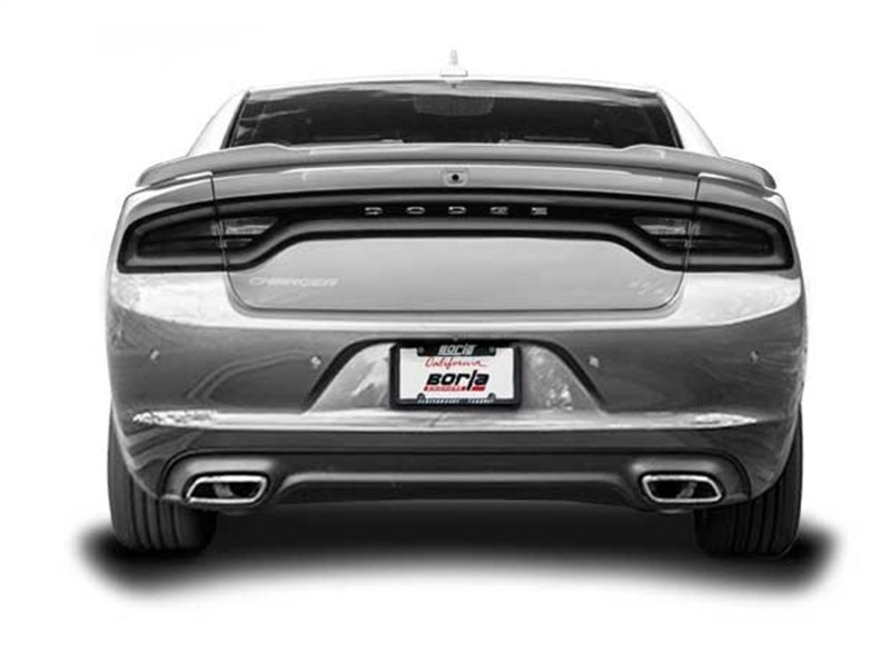 Borla S-Type Exhaust for 15-16 Dodge Charger R/T 5.7L - No Tip, Single Split Rear Exit