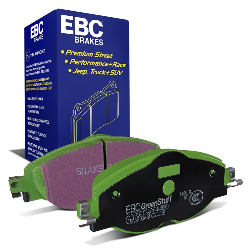EBC Greenstuff Front Brake Pads - Audi A3 / Volkswagen Golf / Volkswagen GTI 2015-2026