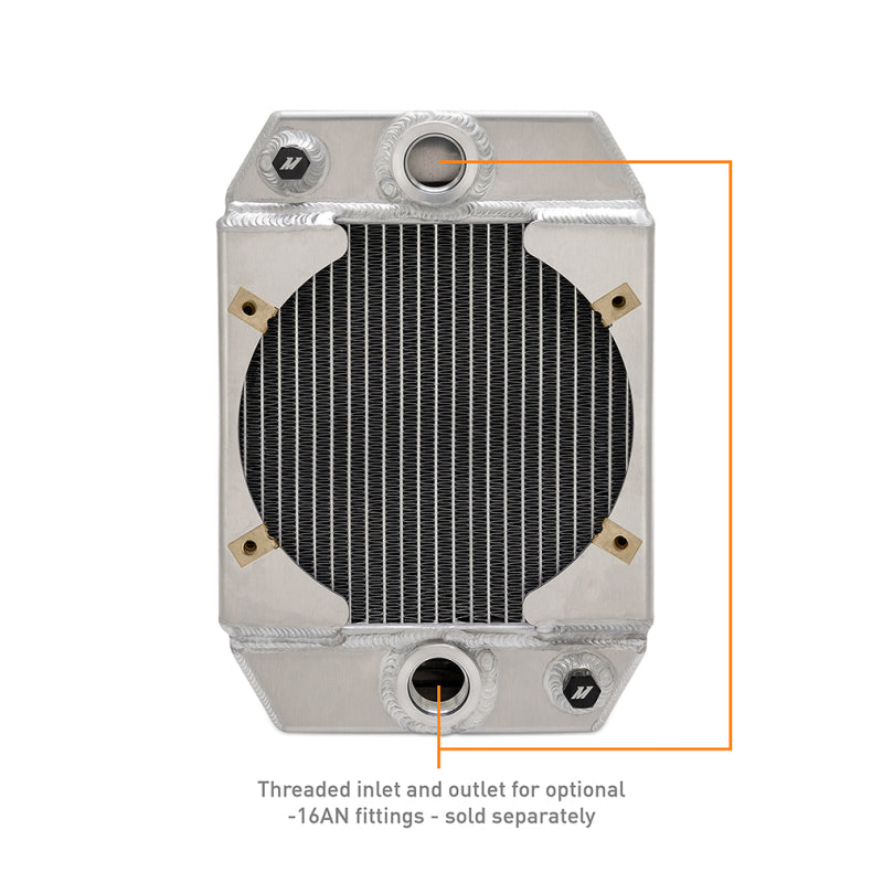 Mishimoto Universal Aluminum Radiator - Natural Drag Race Performance