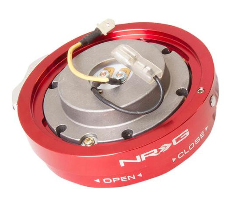 NRG Thin Quick Release Steering Wheel Adapter - Red