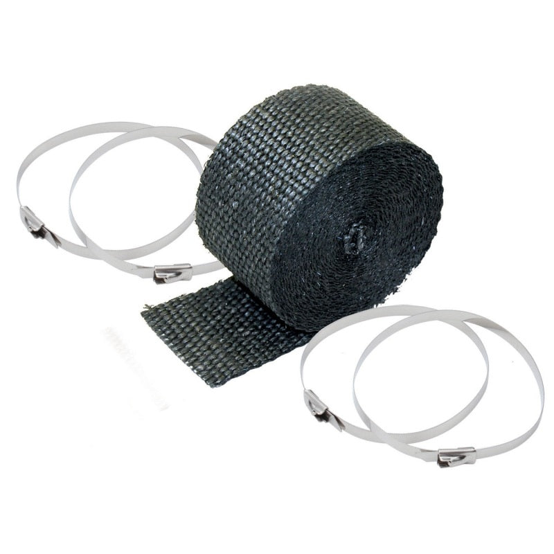 DEI Exhaust Wrap Kit - Pipe Wrap and Locking Tie - Black.