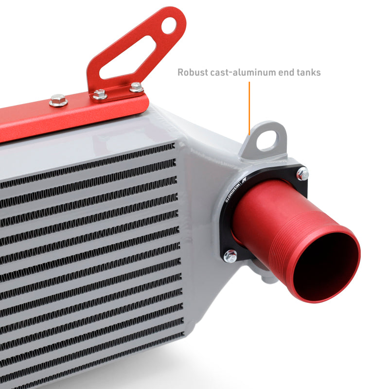 Mishimoto Silver Cooler Intercooler & Pipe Kit - Toyota GR Corolla 2023-2025 - Black Pipes, image 4
