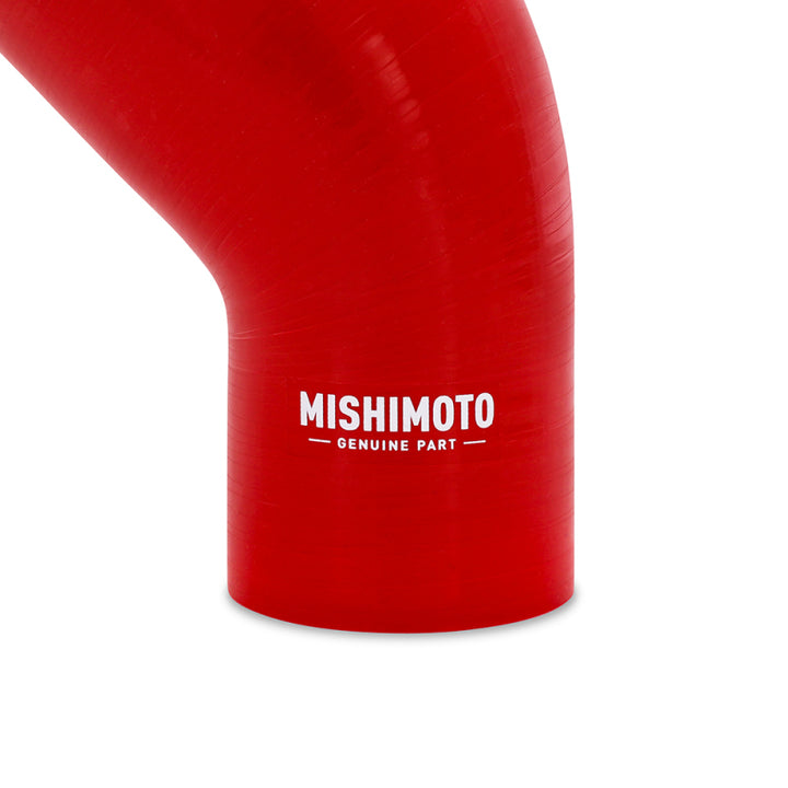 Mishimoto Silicone Reducer Coupler 45 Degree 3in-3.25in Red - OneFastShop