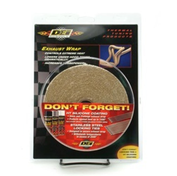 DEI Exhaust Wrap 2in x 50ft Tan - Reduces Heat Up to 50%