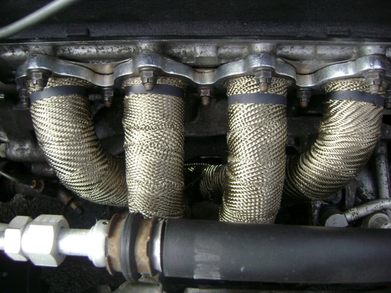 Mishimoto Exhaust Heat Wrap 2 Inch x 35 Feet with Stainless Locking Tie Set