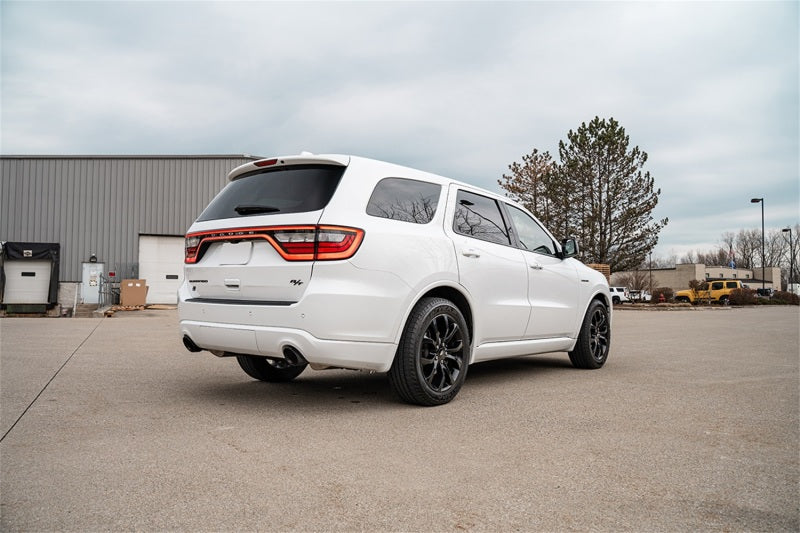CORSA Performance 2.5in Cat-Back Exhaust Dual Rear Exit for 2011-2024 Dodge Durango Xtreme with Single 4.5in Black PVD Tips
