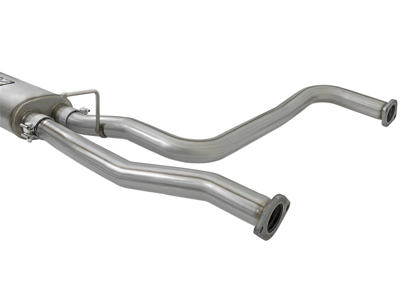 AFe Power Rebel Series 2-1/2in 409 SS Cat Back Exhaust with Black Tips for Nissan Titan V8 5.6L