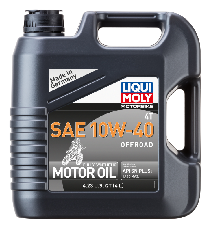 LIQUI MOLY Motorbike 4T 10W40 Offroad Oil 4L - Honda CRF250R Honda CRF250X Honda CRF450R
