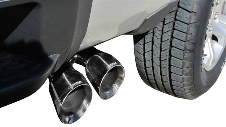 Corsa Performance Polished Sport Single Side Cat-Back Exhaust - 14-19 GMC Sierra/Chevy Silverado 1500 Crew Cab 5.3L V8 - OneFastShop