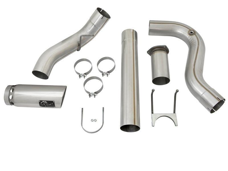 aFe 5in DPF-Back Exhaust - Ford F-250 Super Duty / F-350 Super Duty 2017-2026 - Polished Tip, image 7
