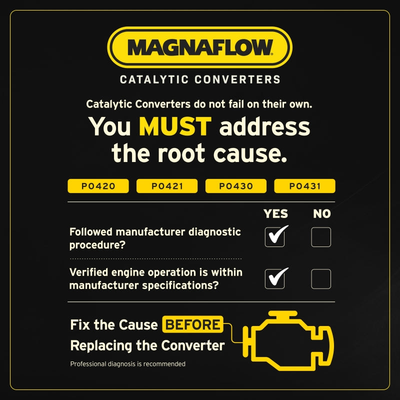 MagnaFlow Direct Fit Catalytic Converter Astro 00-04 4.3L OEM