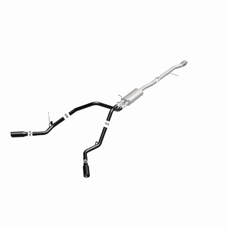 Magnaflow SYS Cat-Back 3.5in Black Dual Split Rear Tips 14-15 Chevy Silverado GMC Sierra 4.3L 5.3L