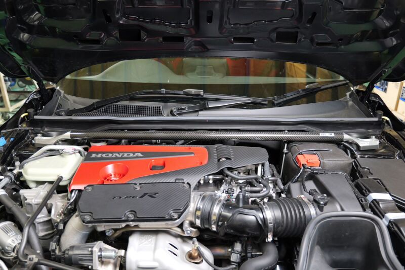 HKS Carbon Front Strut Tower Brace - Honda Civic Type R FL5 2023-2026, image 4