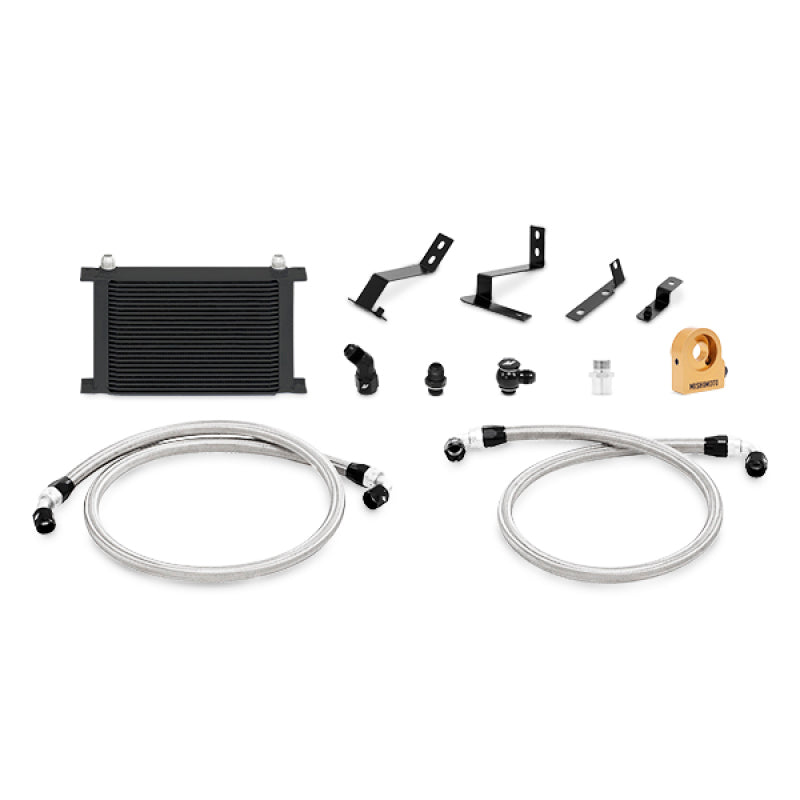 Mishimoto 2016+ Oil Cooler Kit for Chevy Camaro with Thermostat – Black - OneFastShop