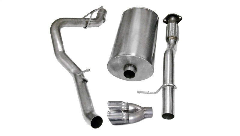 CORSA Sport Cat-Back Exhaust - Chevrolet Avalanche 2007-2008, Suburban 1500, GMC Yukon XL 1500
