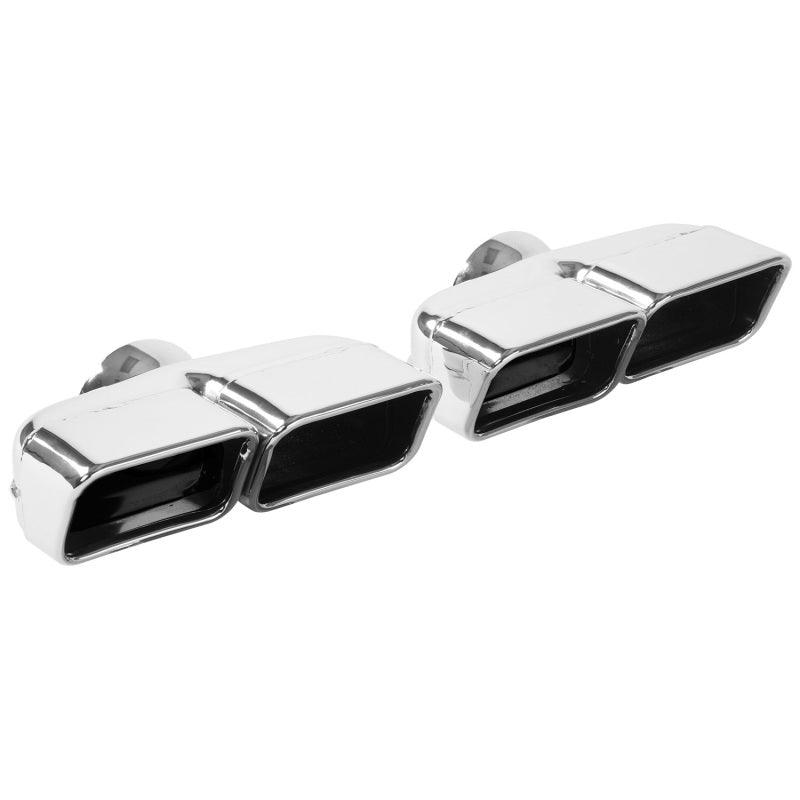 Magnaflow Tip 1-Set Quad Square for 2009-2013 Dodge Challenger R/T, SE, SRT8, SXT, and 2012 Challenger R/T Classic, SXT Plus