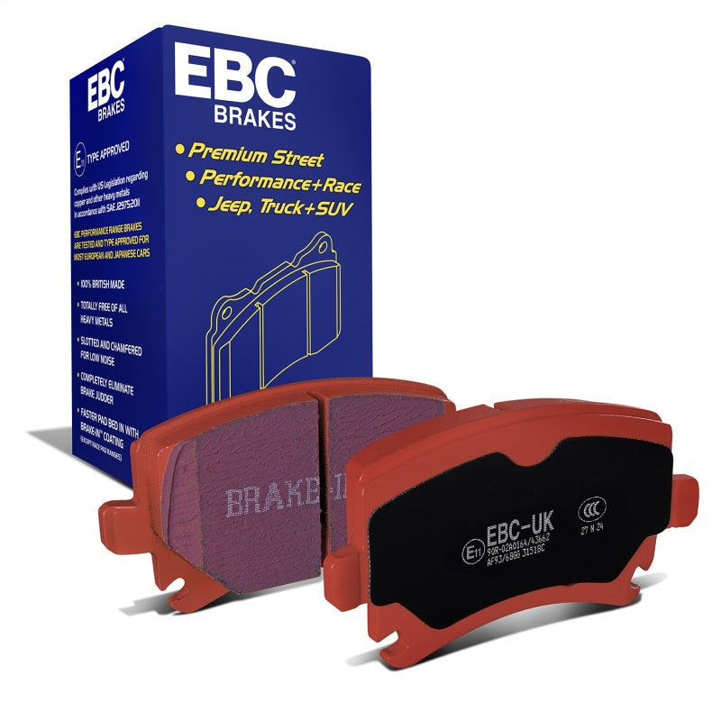 EBC Redstuff Ceramic Rear Brake Pads - Audi TT / Volkswagen Golf 2005-2018