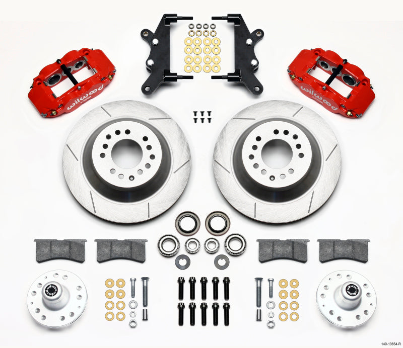 Wilwood Narrow Superlite 6R 12.88in Red Front Big Brake Kit - Ford LTD / Mercury Marauder 1964-1968
