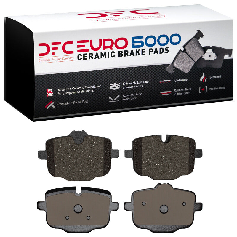 DFC Euro 5000 Rear Ceramic Brake Pads - BMW 535i, 550i, 640i, 650i, M5, M6