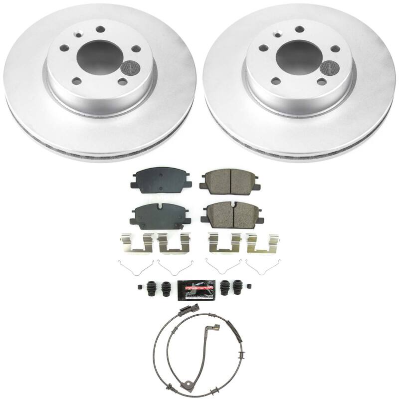 PowerStop Z23 Front Coated Brake Kit - Cadillac CT4 2020-2022 - 300mm Rotors