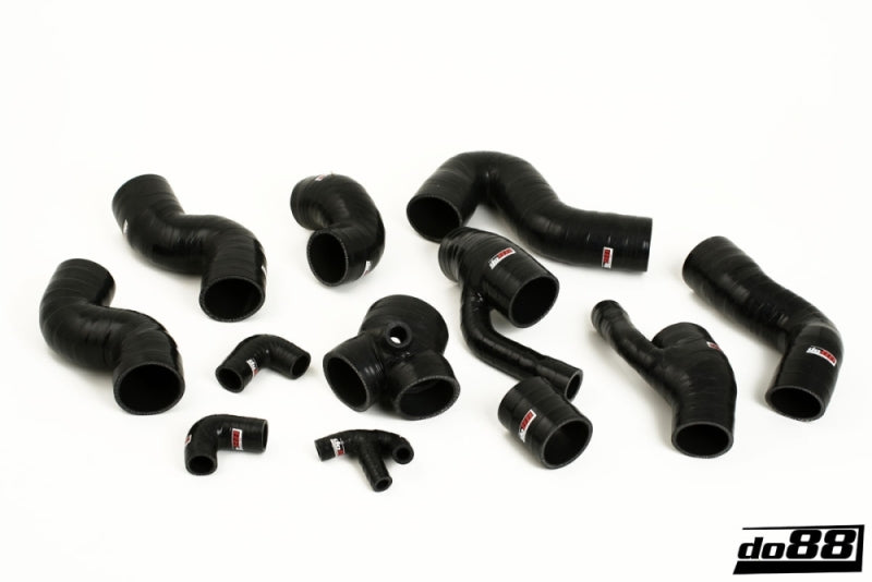 do88 Silicone Pressure Hose Kit - Audi 2.7T Bi-Turbo (C5) 1998-2005 - Black