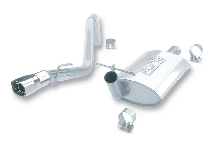 Borla Cat-Back Exhaust for 91-95 Jeep Wrangler YJ 4.0L 6cyl 4WD 2Dr with Right Rear Exit