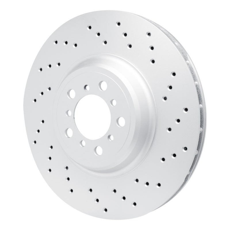 DFC Front Right Drilled Brake Rotor - BMW M2 / M3 / M4 2015-2020 - GeoSpec Coated, image 2