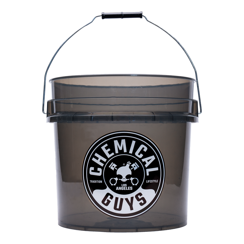 Chemical Guys Heavy Duty Detailing Bucket - Smoked Black - 4.5 Gallon