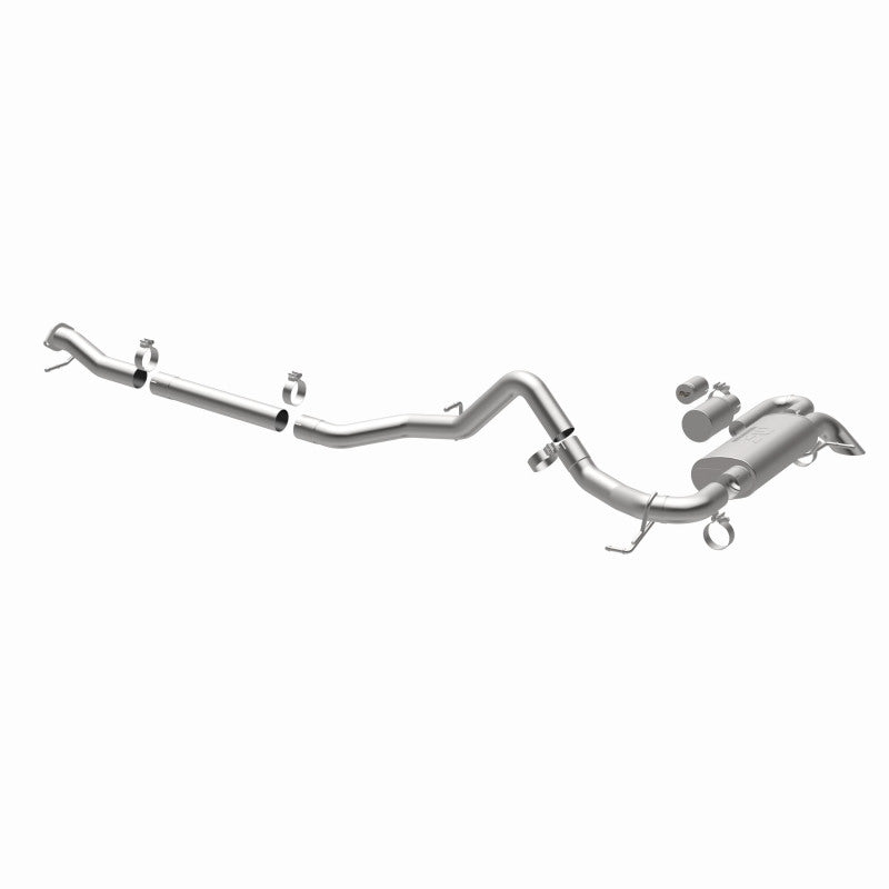 MagnaFlow Overland Series Cat-Back Exhaust for 2021 Ford Bronco - Single Straight Driver Exit - OneFastShop