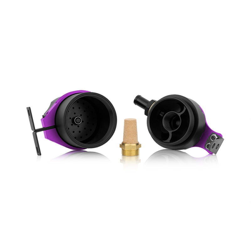 Mishimoto Baffled Oil Catch Can Universal Purple Fit