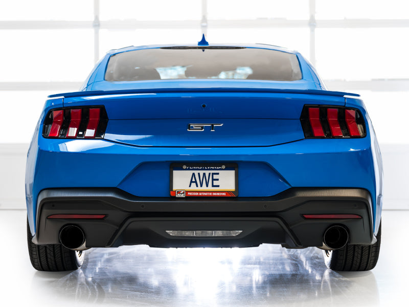 AWE Touring Catback Exhaust for 2024 Ford Mustang GT Fastback S650 RWD with Dual Diamond Black Tips