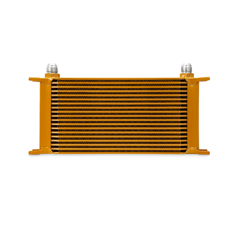 Mishimoto Universal 19 Row Oil Cooler - Gold for Ford Mustang GT/GT Premium/Bullitt/Mach 1 - OneFastShop