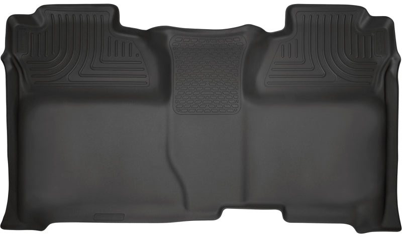 Husky Liners WeatherBeater Black 2nd Seat Floor Liners for 14 Chevrolet Silverado 1500/GMC Sierra 1500