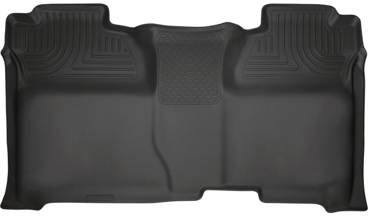 Husky Liners WeatherBeater Black 2nd Seat Floor Liners for 14 Chevrolet Silverado 1500/GMC Sierra 1500
