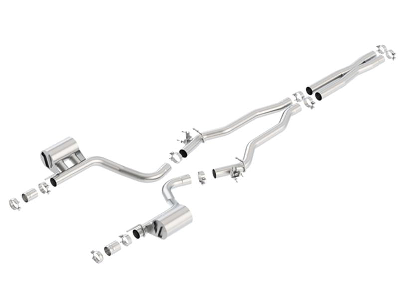 Borla ATAK Cat-Back Exhaust - Dodge Charger 2015-2023 (6.2L) - Chrome Tips (140669)