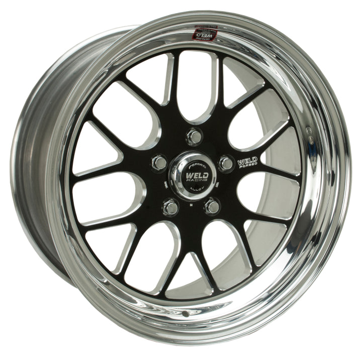 Weld S77 18x8 5x4.75 Bolt Pattern 4.2 in. Backspacing Black Wheel Low Pad Non-Beadlock - OneFastShop