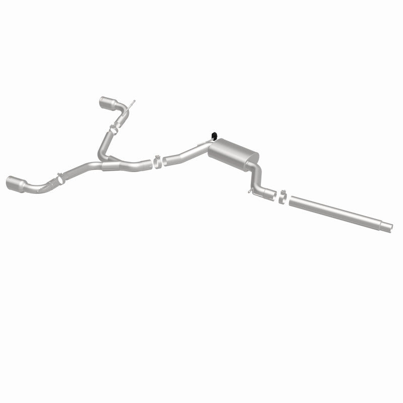 Magnaflow Cat-Back Dual Split Rear Exit Exhaust 4in Tips 2015-2018 VW GTI 2.0L Turbo - OneFastShop