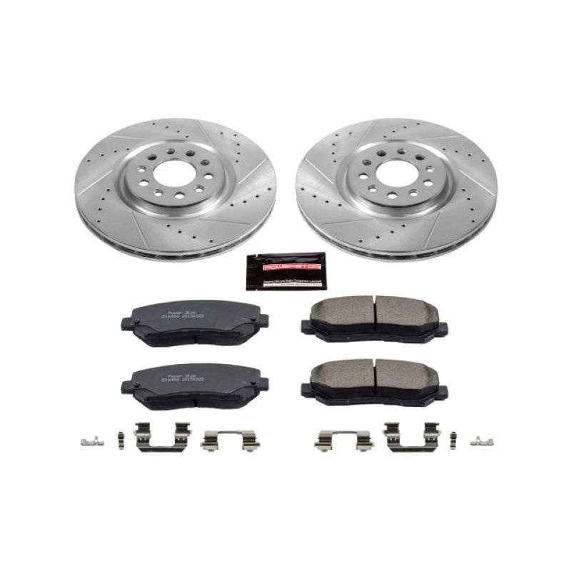 PowerStop Z23 Evolution Sport Front Brake Kit - Jeep Cherokee / Chrysler 200 2014-2022