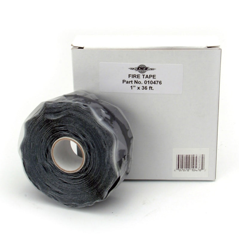 DEI Fire Tape 1in x 36ft Roll Self Vulcanizing Tape Black