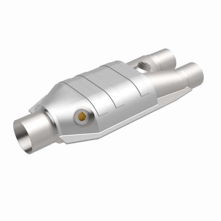 Magnaflow Universal Catalytic Converter 2.5 Inch Single Dual O2 Sensor Port Stainless Steel EPA Compliant - OneFastShop