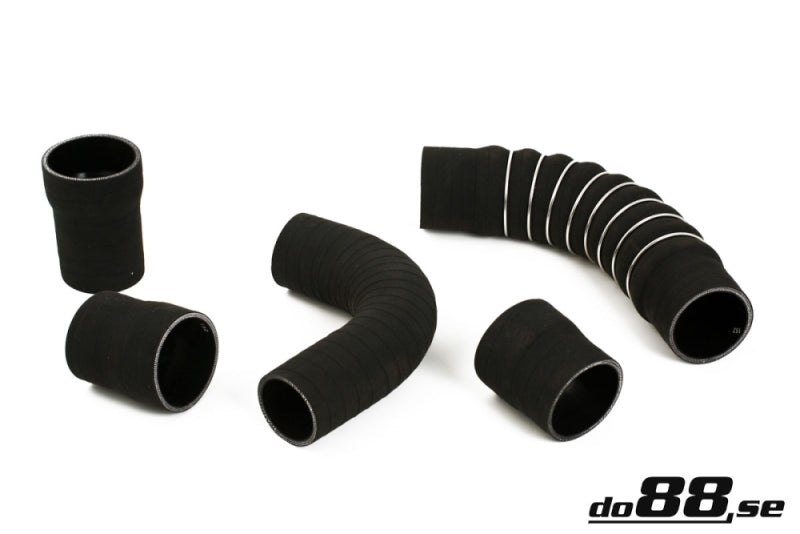 do88 Silicone Pressure Hose Kit - Volvo 240 Turbo (B21FT) 1981-1984 - Black