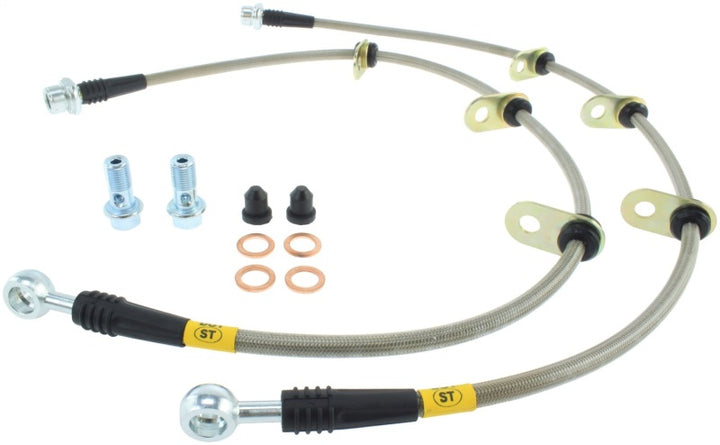 StopTech Rear Stainless Steel Brake Lines for 08-12 Toyota Sequoia - OneFastShop