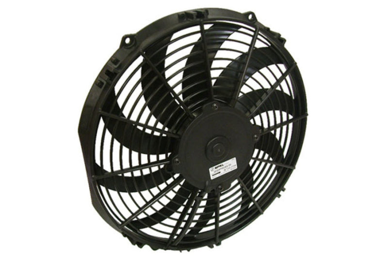 CSF All-Aluminum Fan Shroud with 12in SPAL Fan for Honda Civic - Black Finish (92-00) - OneFastShop