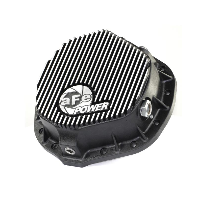 aFe Pro Series Rear Differential Cover - Dodge/Ram Corporate 9.25 12-Bolt 1994-2022 - Black Machined, image 2