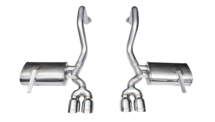 Corsa Performance Polished Xtreme Axle-Back Exhaust for 1997-2004 Chevrolet Corvette C5 Z06 5.7L V8