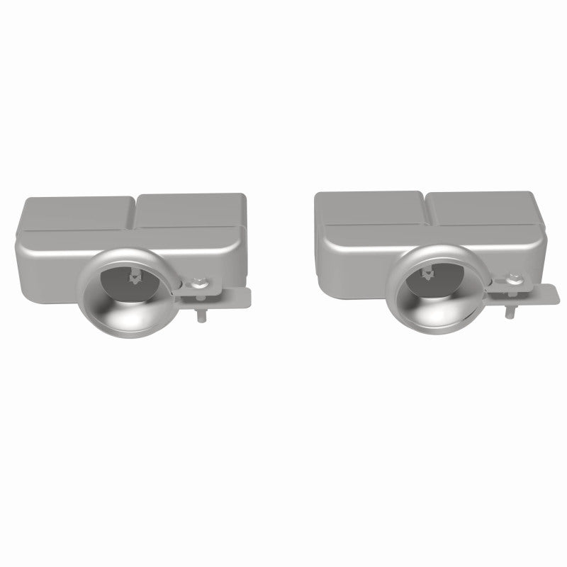 Magnaflow Tip 1-Set Quad Square for 2009-2013 Dodge Challenger R/T, SE, SRT8, SXT, and 2012 Challenger R/T Classic, SXT Plus