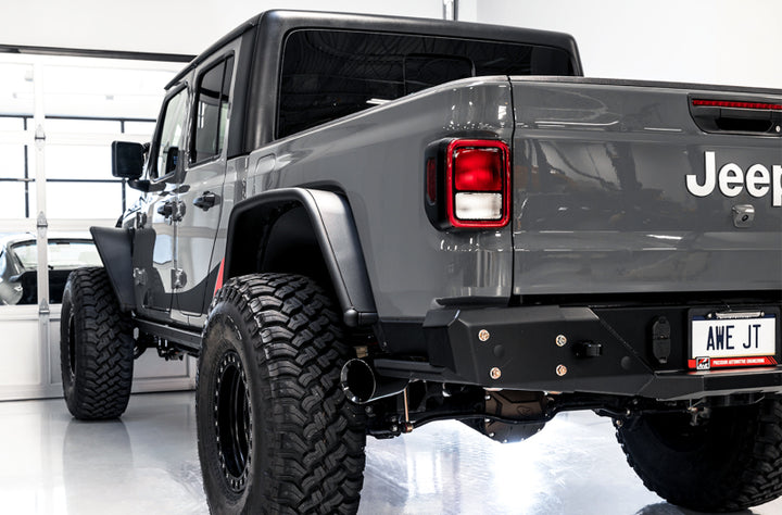 AWE Tuning Tread Edition Cat-Back Dual Exhaust for 20-21 Jeep Gladiator JT 3.6L - OneFastShop