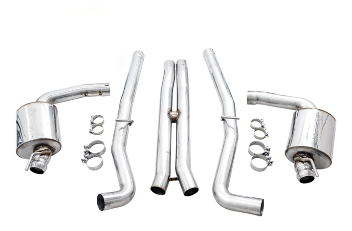 AWE Tuning Touring Edition Exhaust for 2015+ Dodge Challenger 6.4L/6.2L Non-Resonated - Use Stock Tips