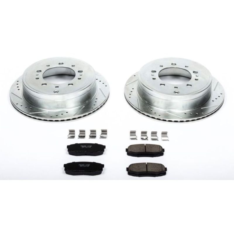PowerStop Rear Z23 Evolution Sport Brake Kit for 08-11 Lexus LX570 - OneFastShop