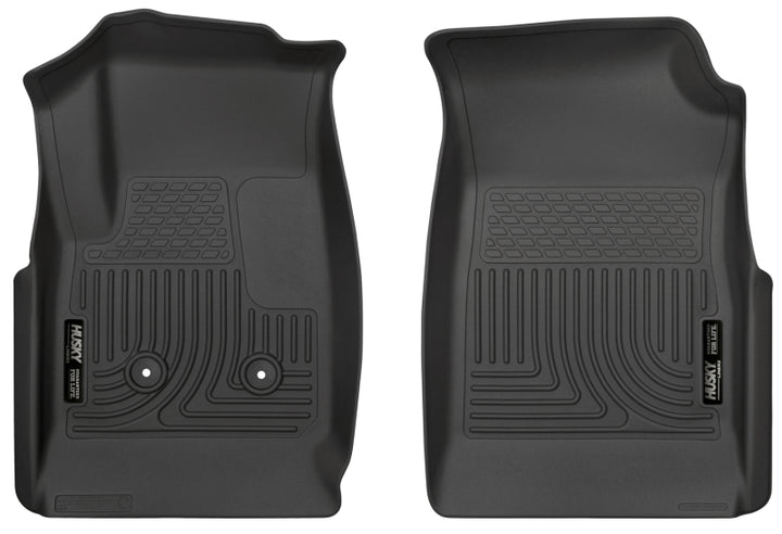 Husky Liners WeatherBeater Black Front Floor Liner for 15 Colorado Crew Cab/Ext Cab - OneFastShop